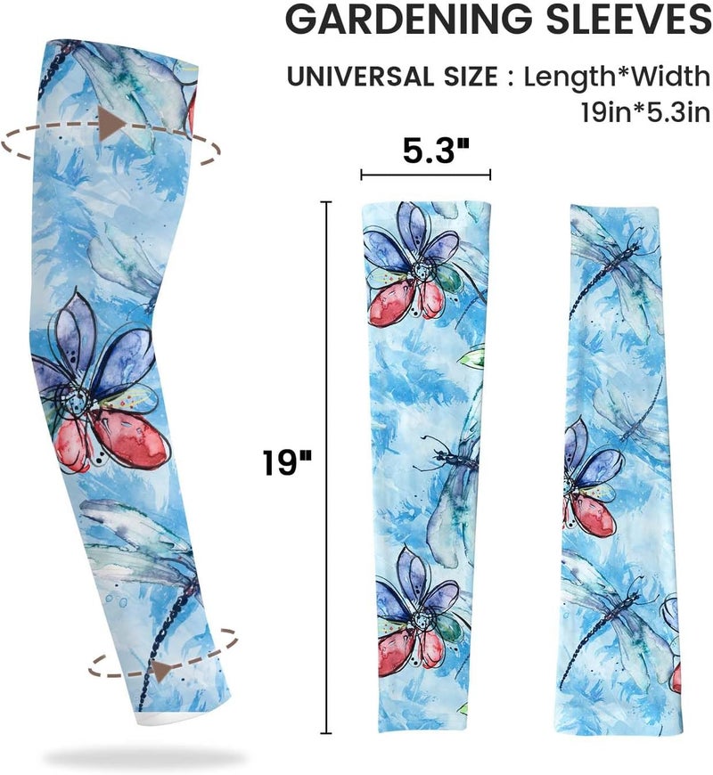 YPHCDO Store Gardening Sleeves Farm Sun Protection Arm Cooling Sleeves Thorn Proof Garden for Women Men with Thumb Hole - Image 5